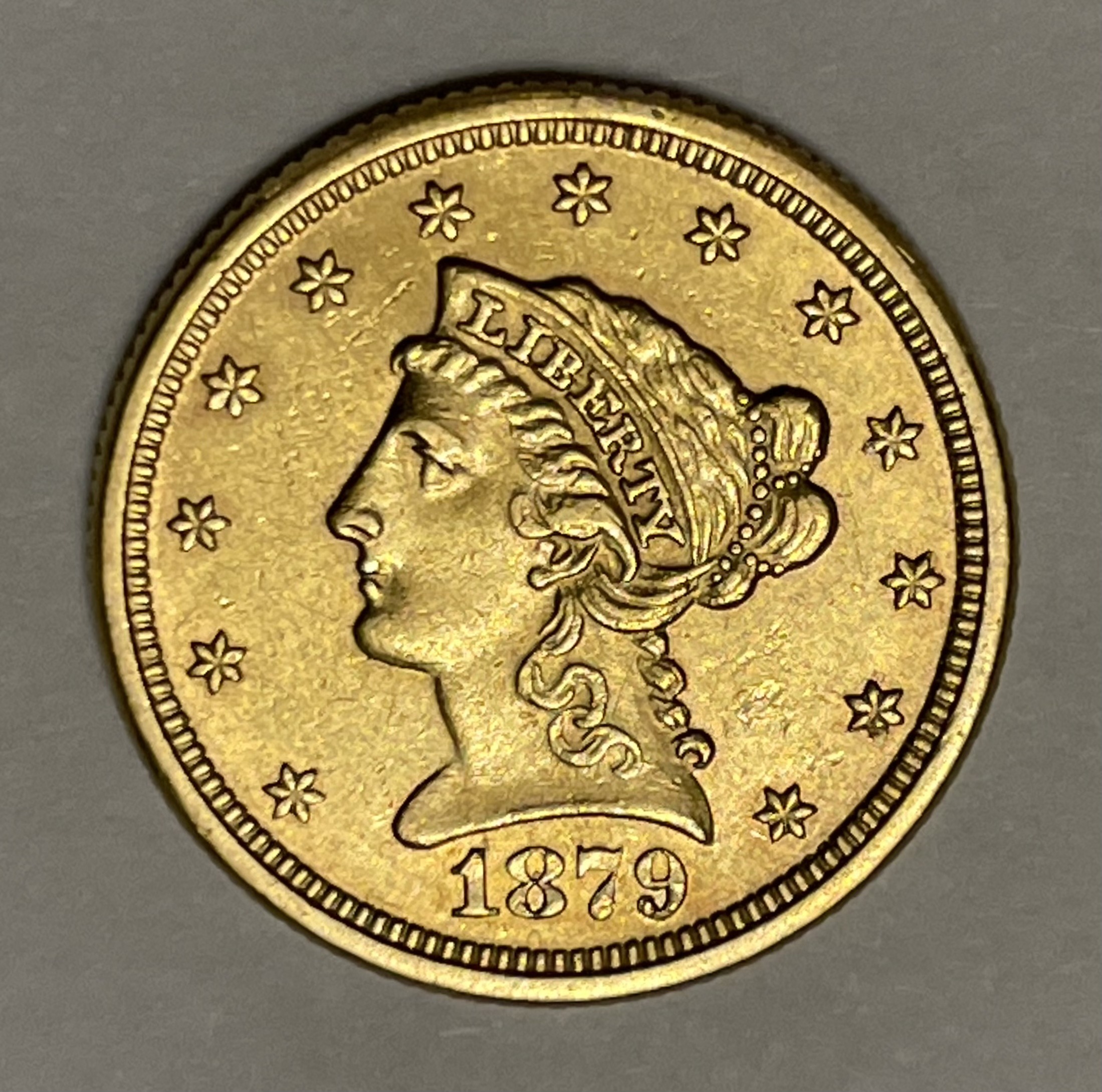 2 1/2 Dollars 1879. – UNITED STATES OF AMERICA – Liberty Eagle – Numis Go